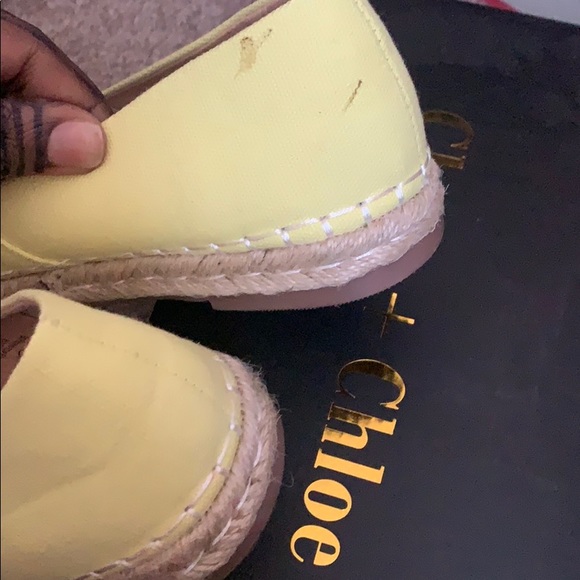 Yellow canvas espadrilles - Picture 4 of 6